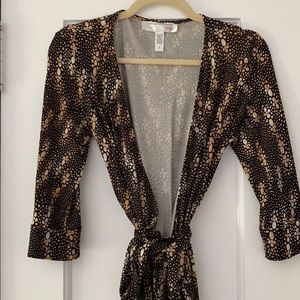 DVF python wrap- vintage print s8